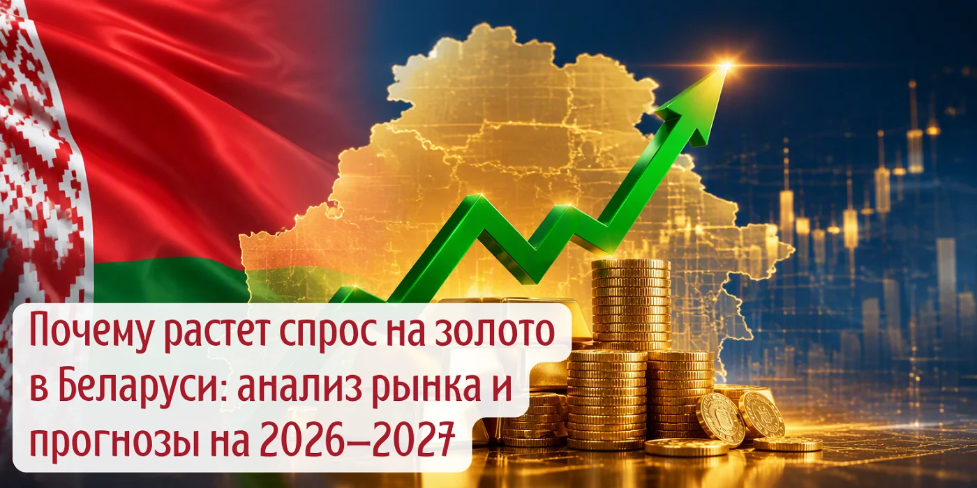Почему растет спрос на золото в Беларуси: анализ рынка и прогнозы на 2026–2027 | Ломбарды ЧУП «Войтешик»