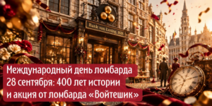 28 сентября - Международный день ломбарда: история и акция в ломбарде «Войтешике